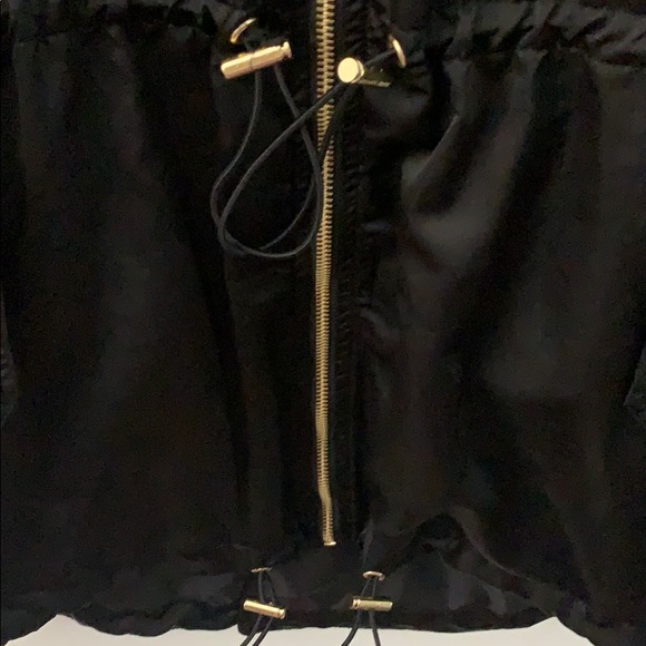 Michael Kors black & gold anorak drawstring jacket - Picture 9 of 9